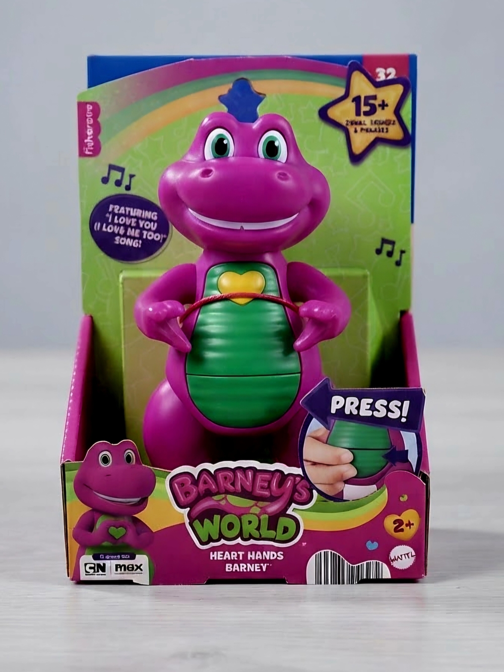 Heart Hands Interactive Barney Toy
